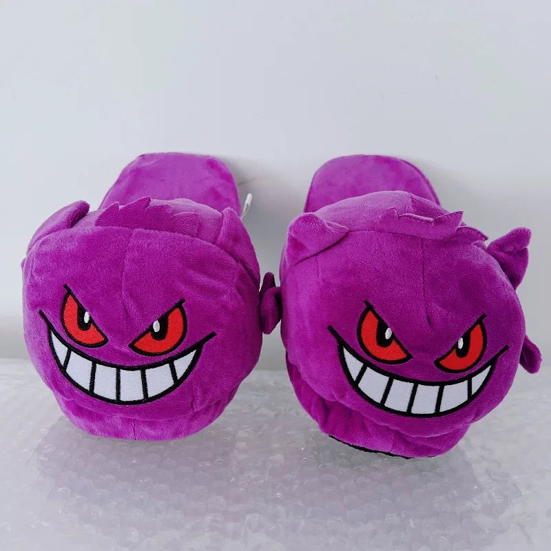 Cute Pokemon Slippers (4 Variants) Snorlax Eevee Gengar Bulbasaur